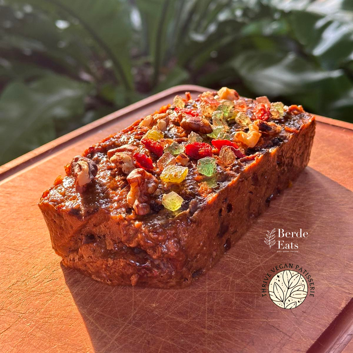 Vegan Christmas Fruit Cake Candied Fruitcake Recipe