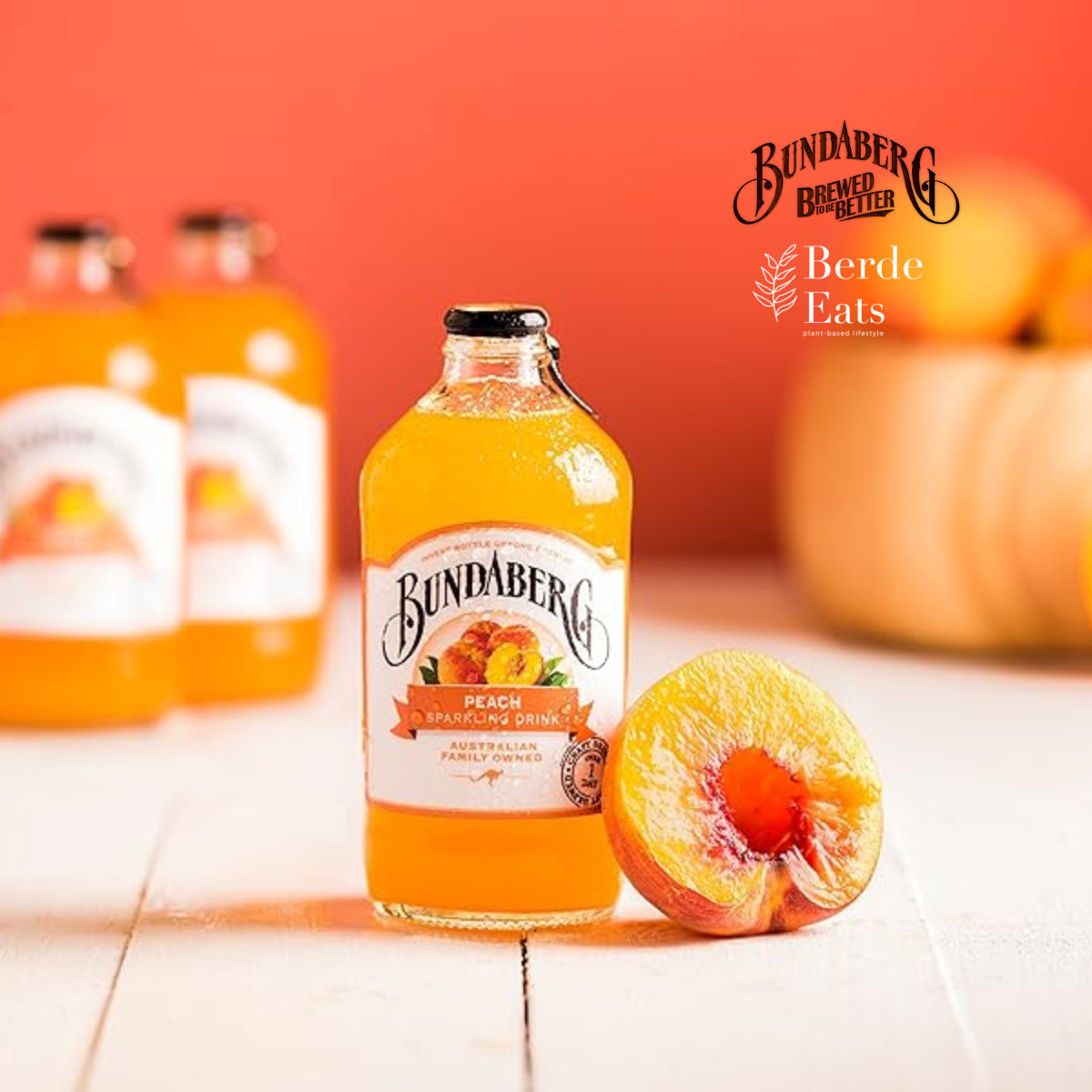 Peach Sparkling Drink (GF*)