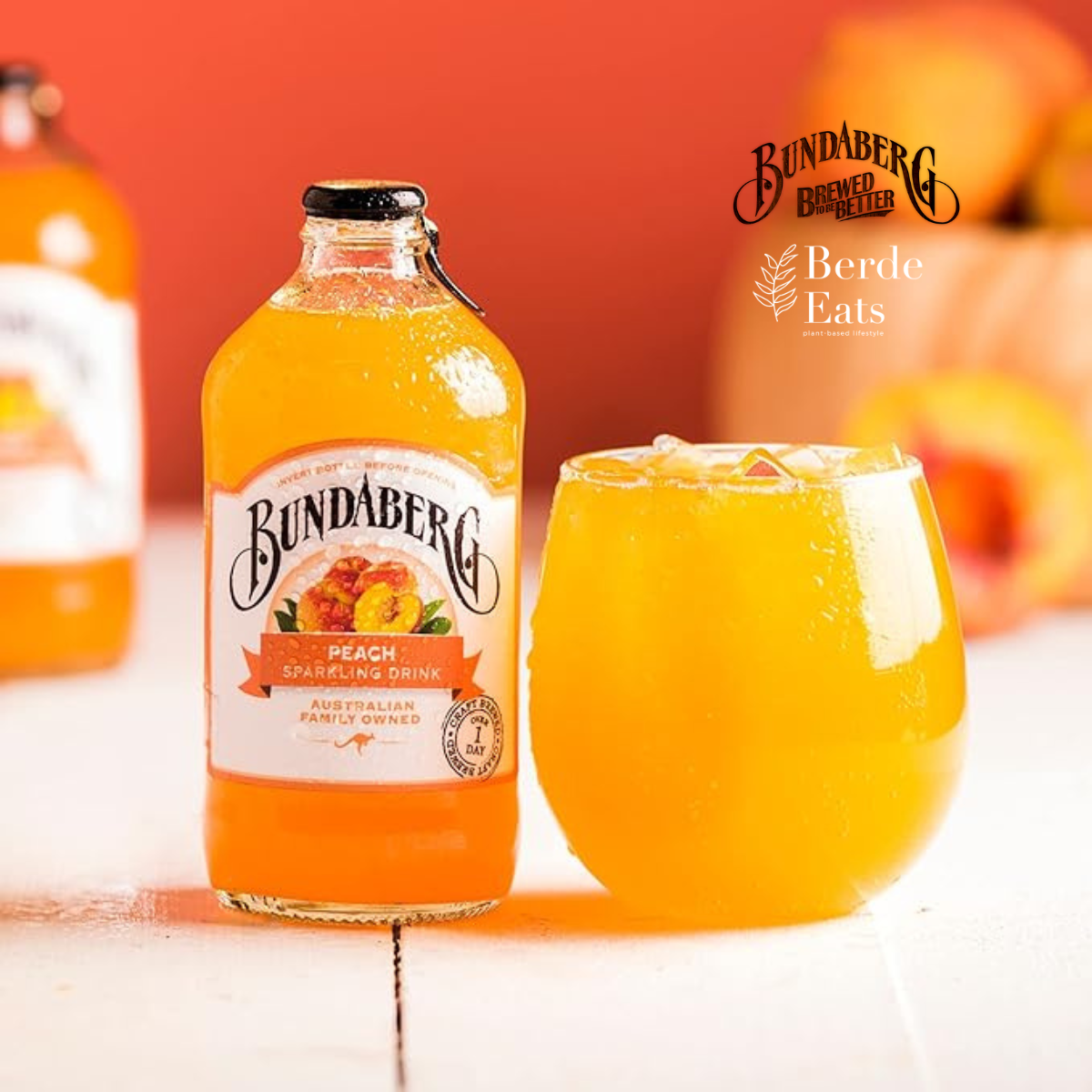 Peach Sparkling Drink (GF*)