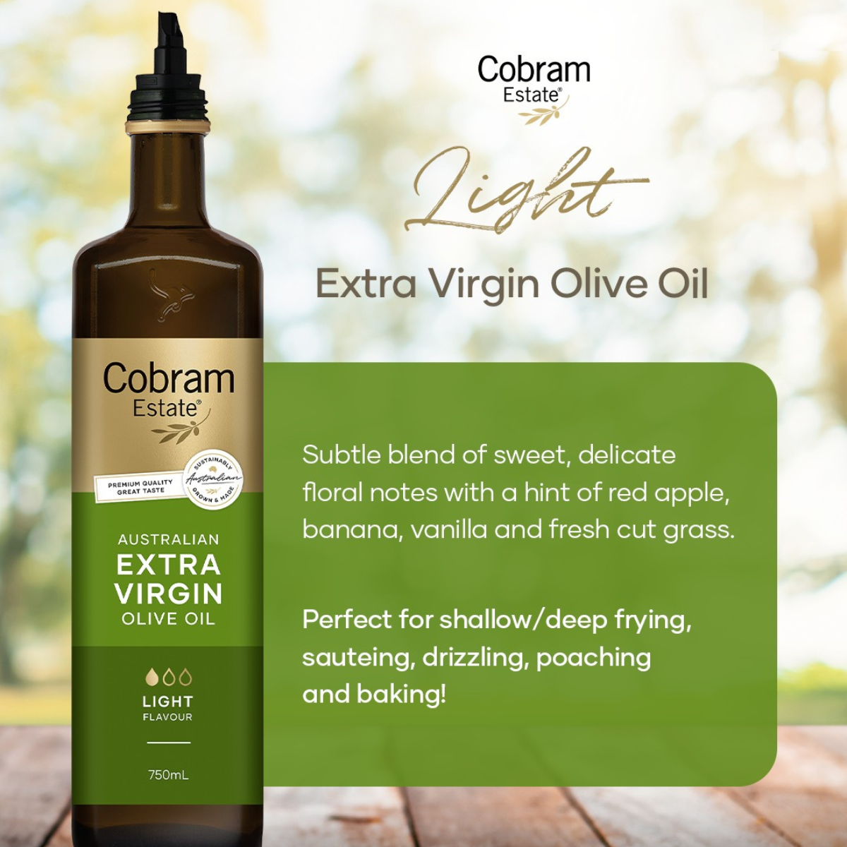 Cobram Estate Light Extra Virgin Olive Oil