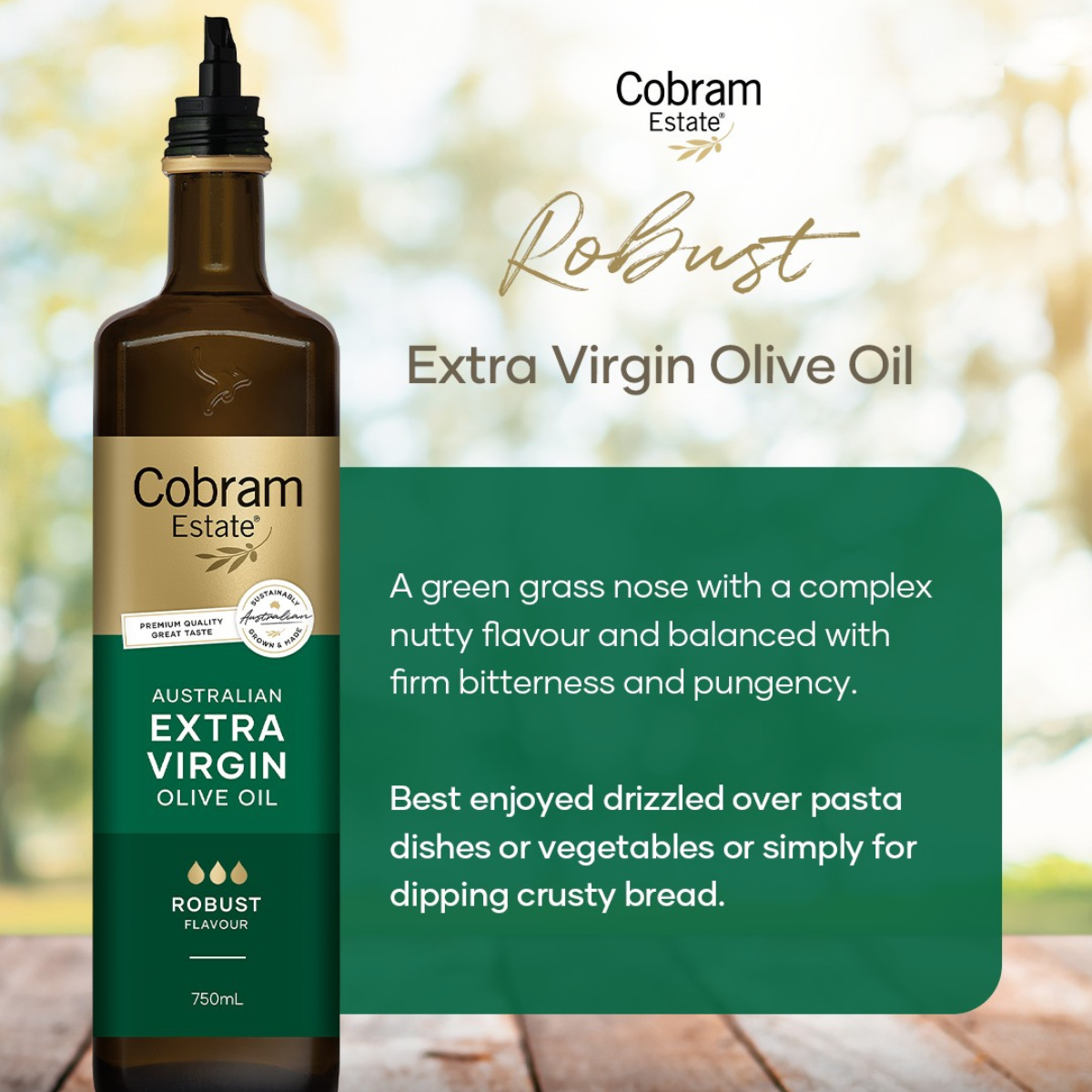 Cobram Estate Robust Extra Virgin Olive Oil