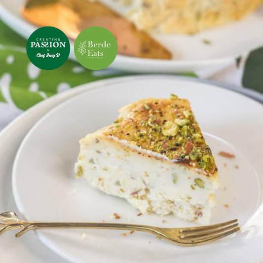 Basque Burnt Cheesecake in Tin