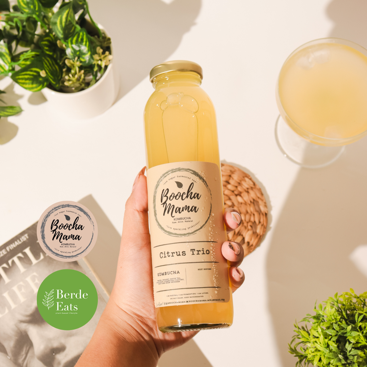 Boochamama Craft Kombucha 350mL