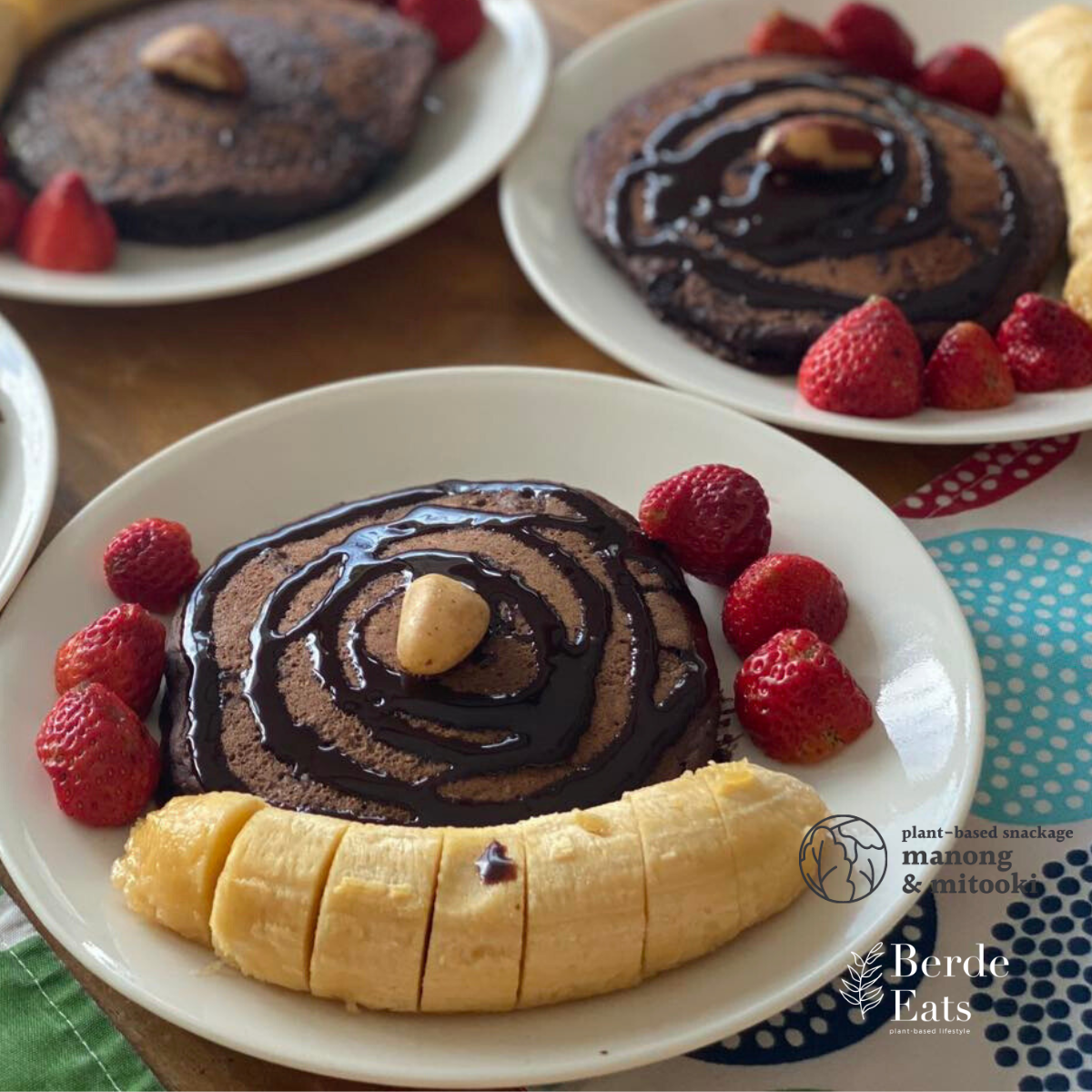 Choco Walnut Pancakes (4 pieces)