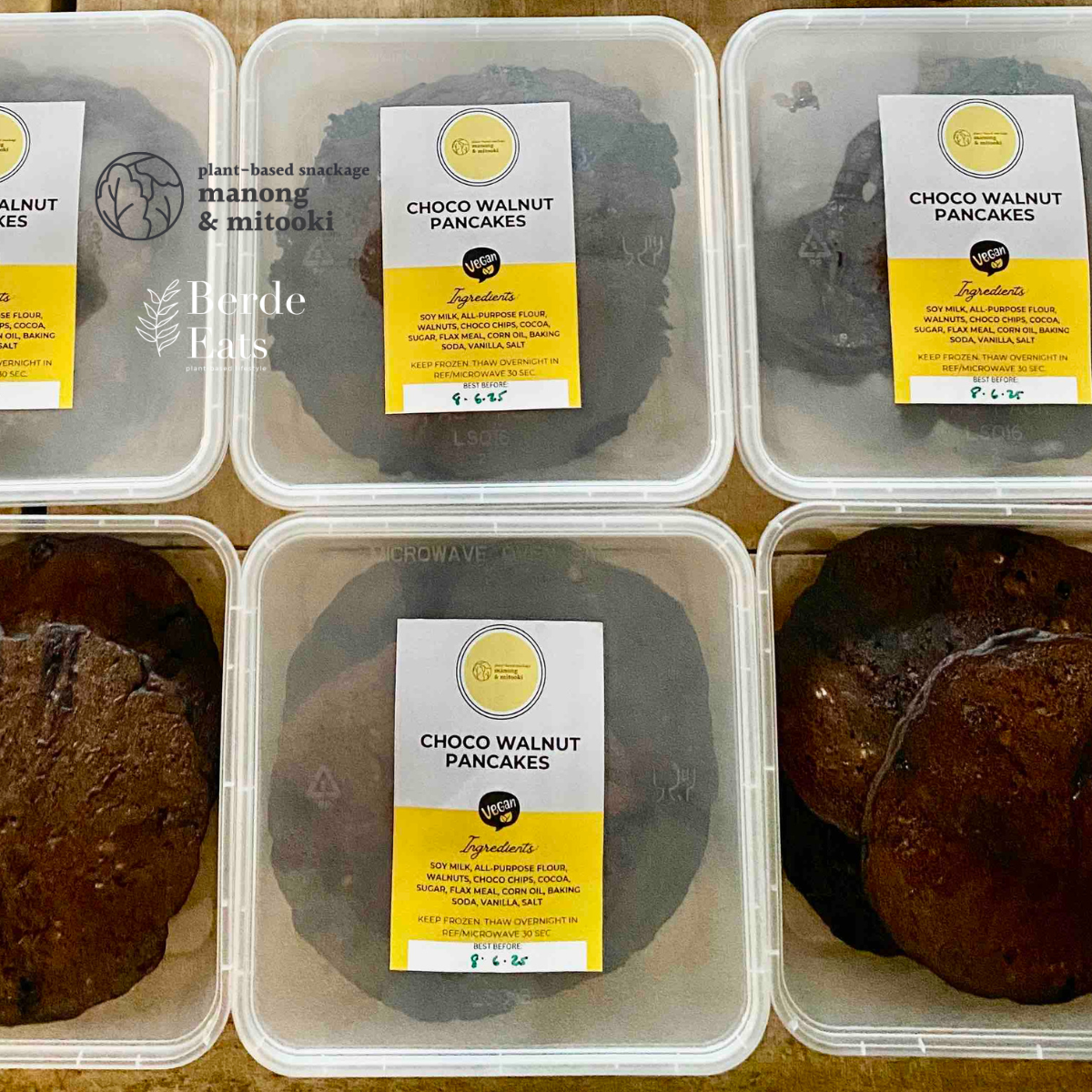 Choco Walnut Pancakes (4 pieces)