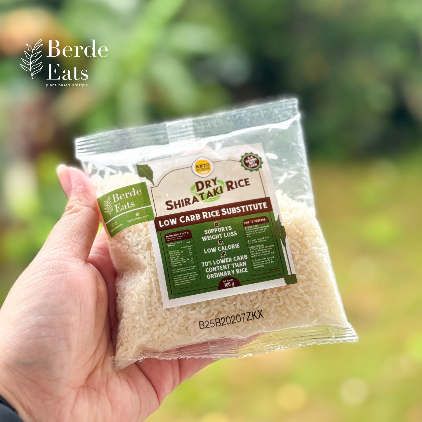 Dry Shirataki Konjac Rice