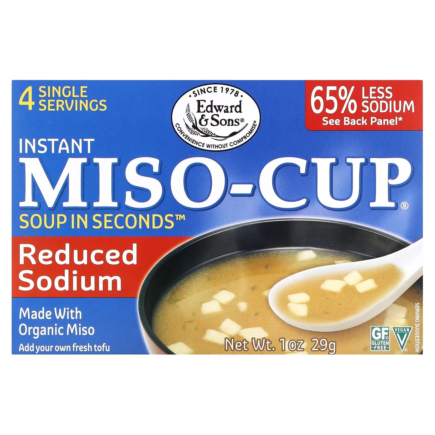 Instant Miso-Cup® Reduced Sodium (GF*)