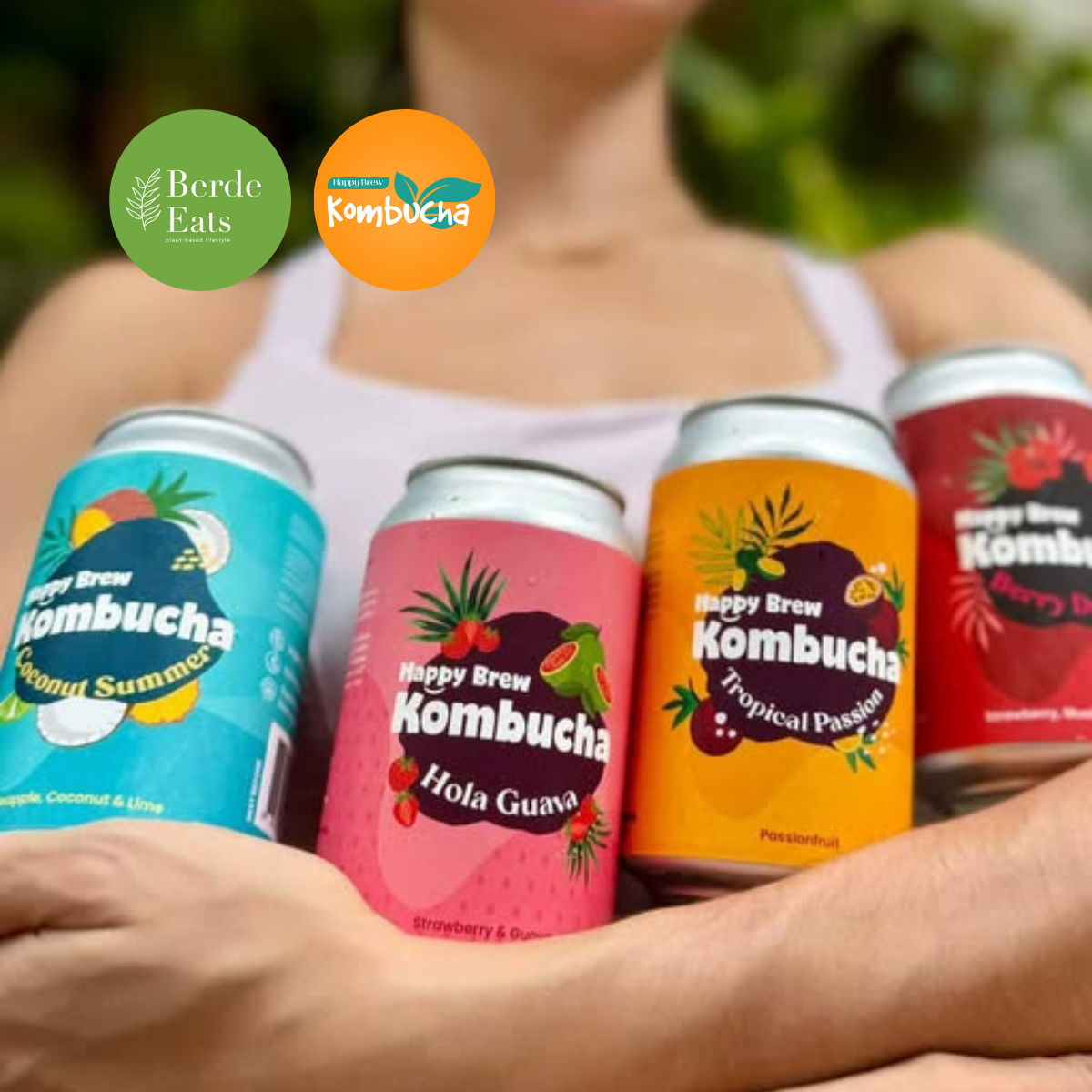 Happy Brew Kombucha – Berde Eats Vegan Grocery - Main Image