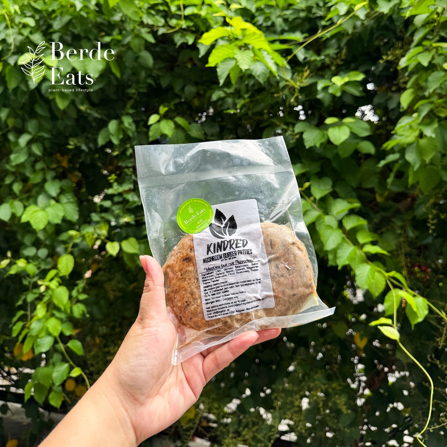 Mushroom Burger Patties by Kindred (Vegetari)