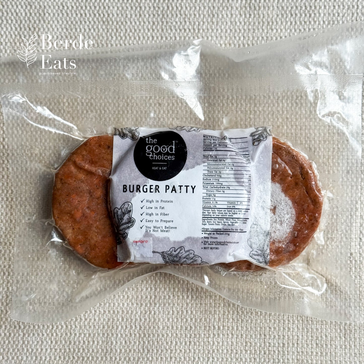 Good Burger Patties