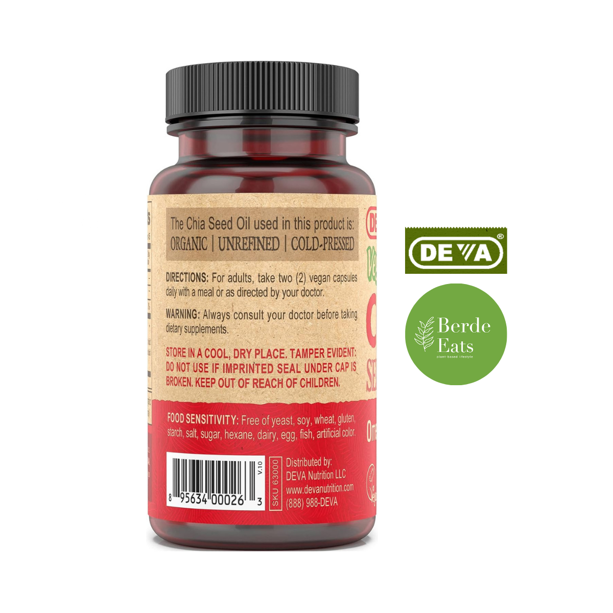 Chia Seed Oil (GF*)