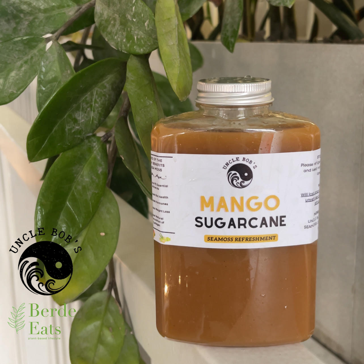 Mango Sugarcane Sea Moss Juice