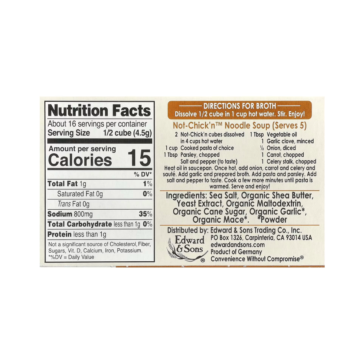 Not-Chick’n Chicken Bouillon Cubes (GF*)
