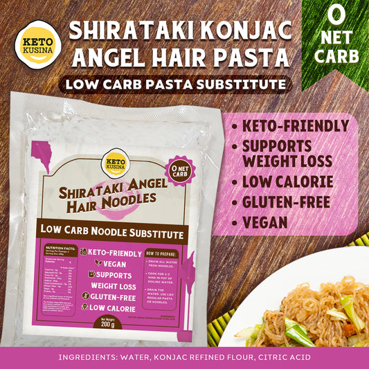 Wet Shirataki Konjac Angel Hair Pasta (*GF)