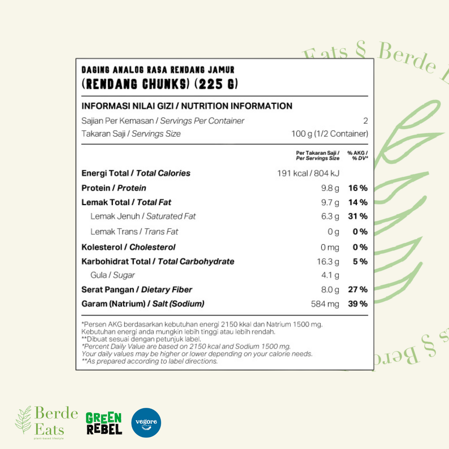 Beefless Rendang