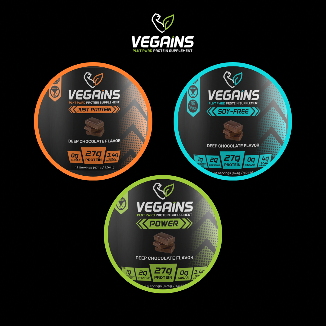 ⚡ POWER ⚡ Complete Plant-Based Protein Powder Deep Chocolate Flavor