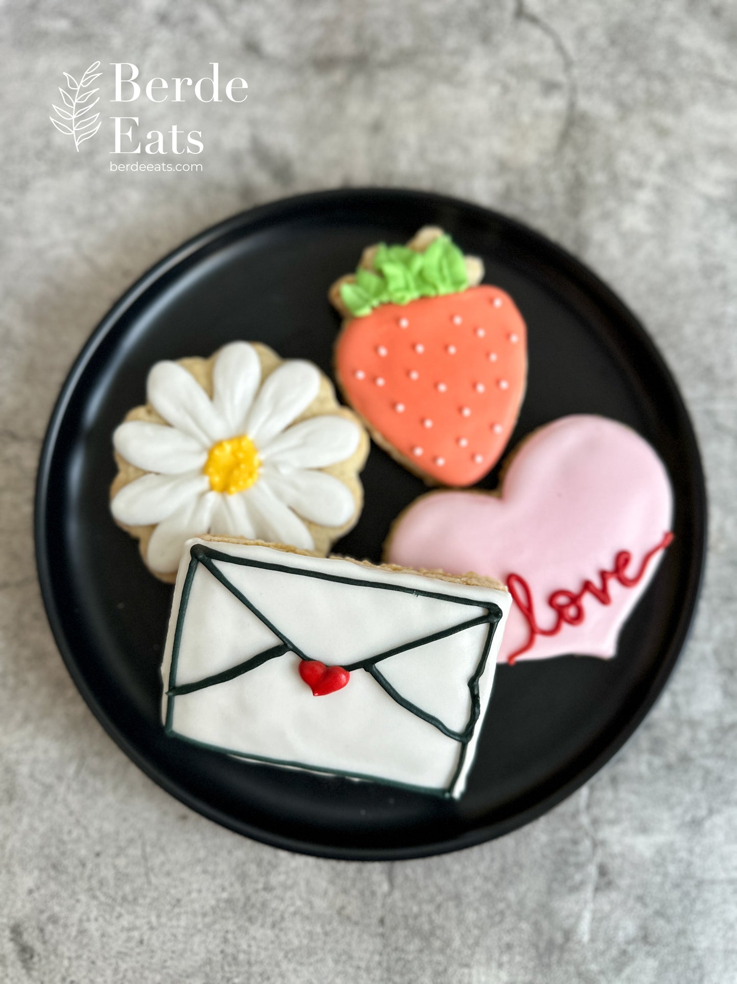 Valentines Sugar Cookie Box (set of 4)
