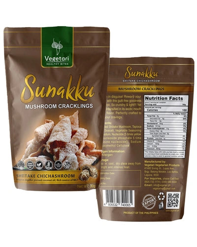 Shiitake Chichashroom Mushroom Cracklings Sunakku (GF*)