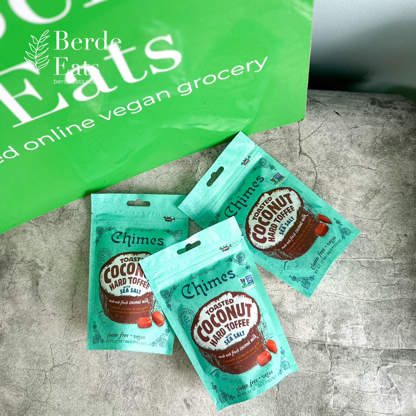 Chimes Toasted Coconut Hard Toffee w/ Sea Salt (*GF)