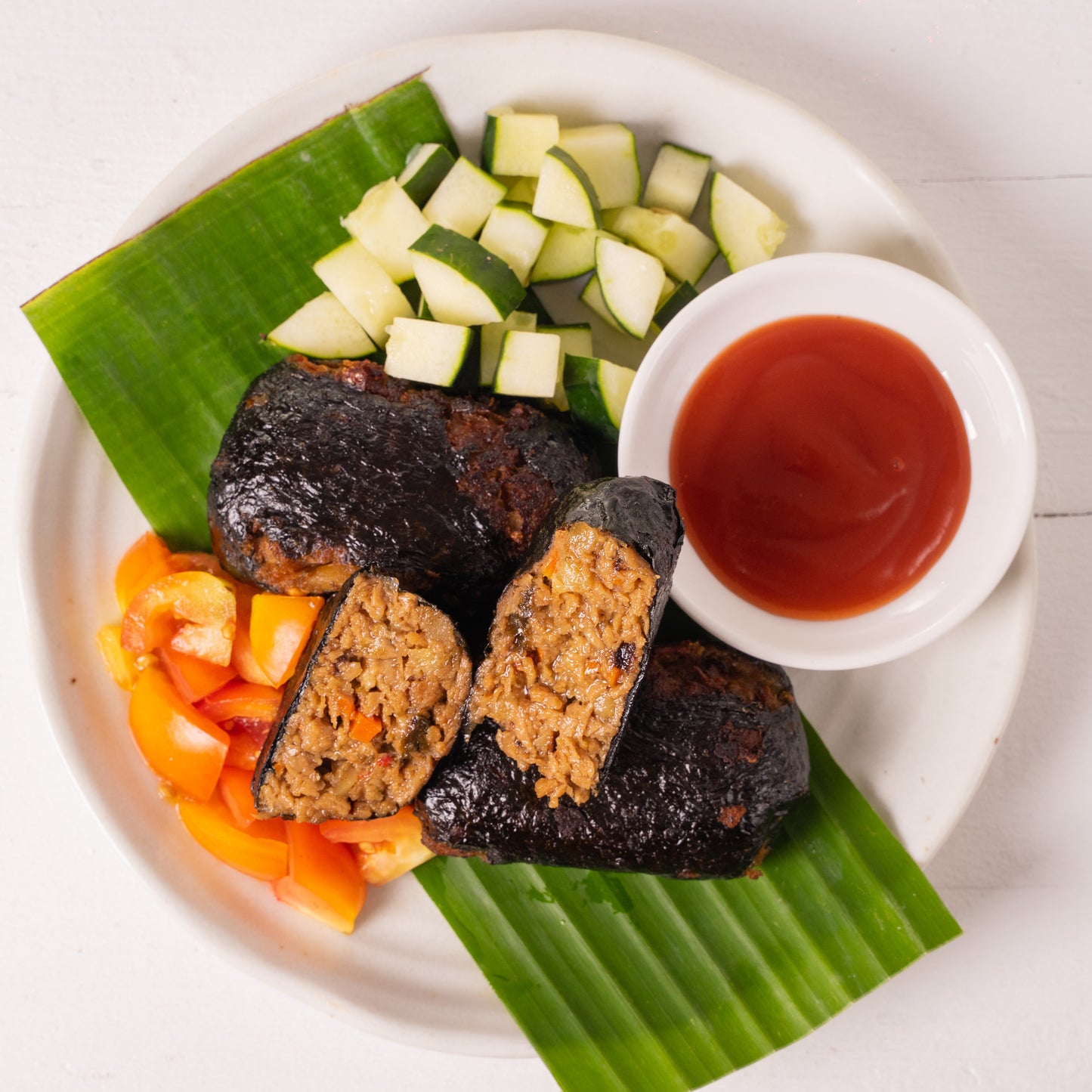 Relyenong Bangus (plant-based)