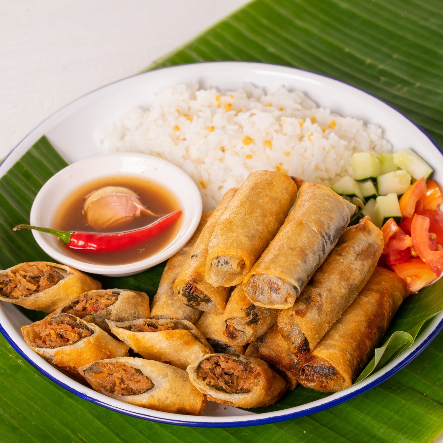 Lumpiang Bangus (plant-based)