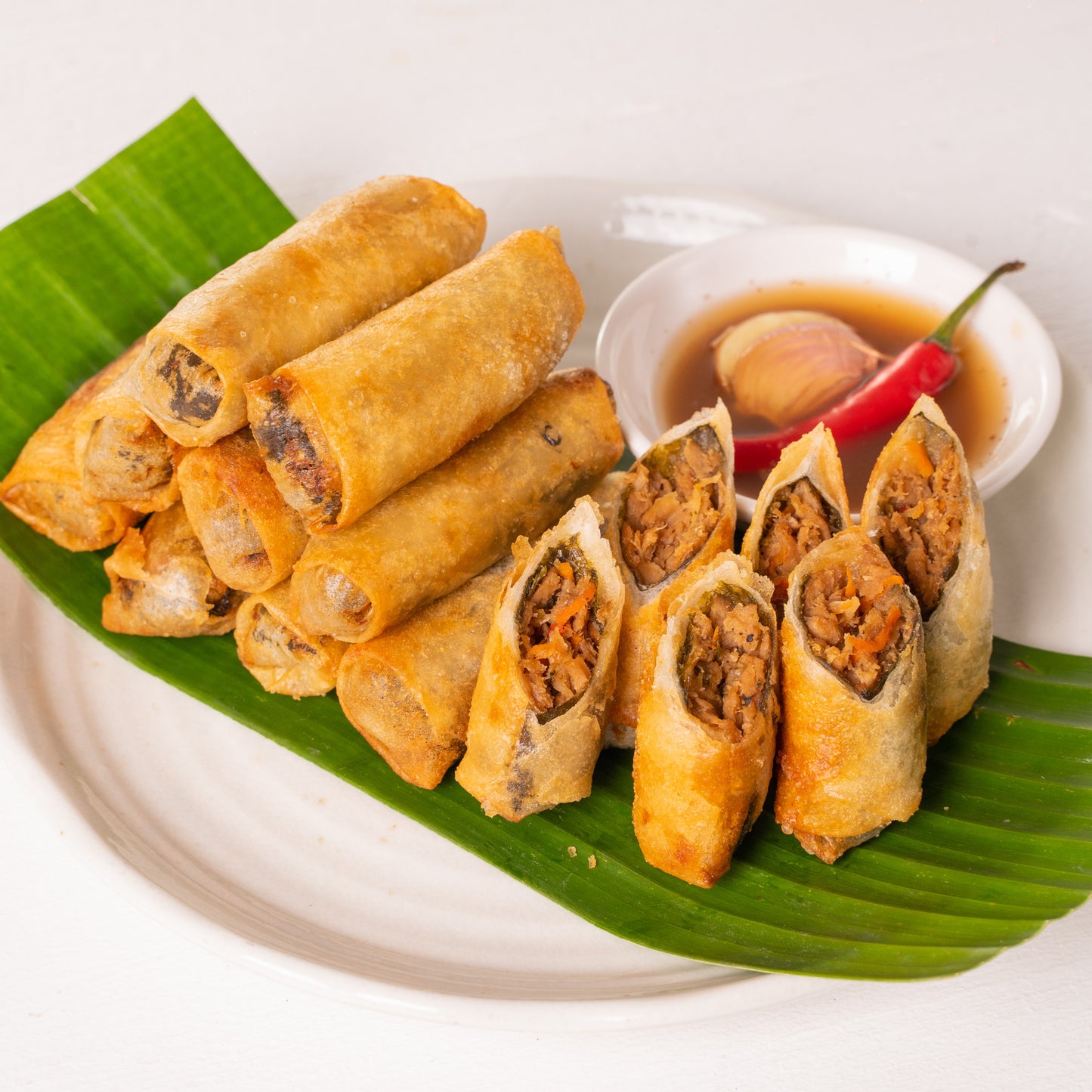 Lumpiang Bangus (plant-based)