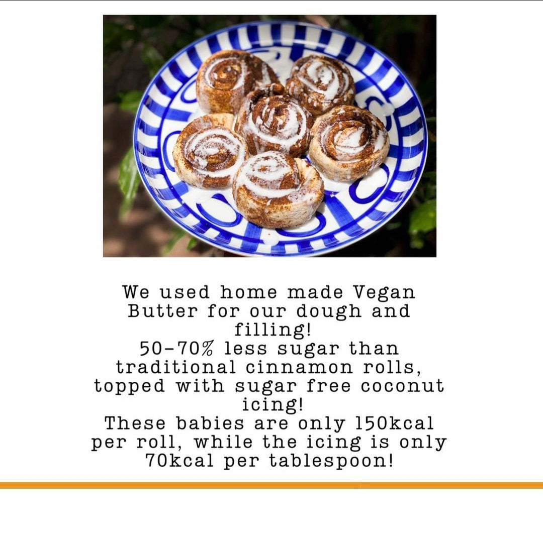 Cinnamon Rolls with Coconut Icing