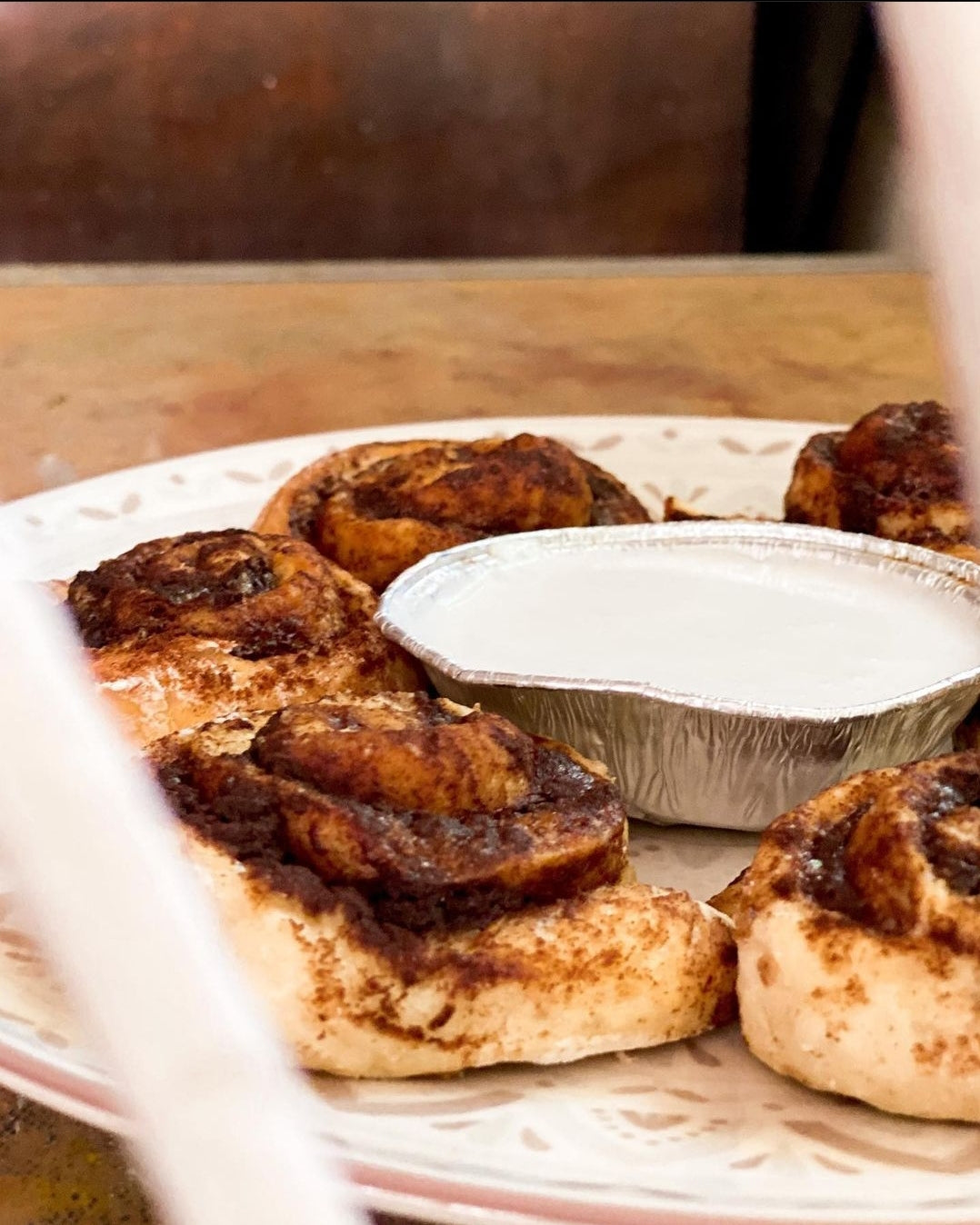 Cinnamon Rolls with Coconut Icing