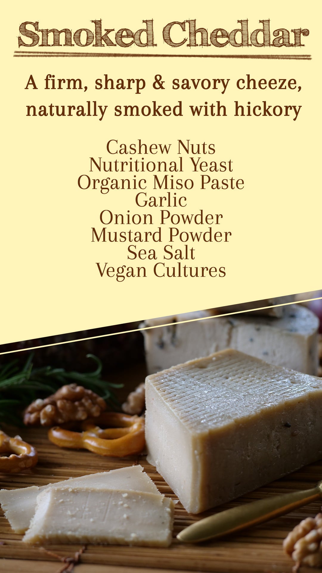 Artisanal Vegan Cheese from Treenut Cheezery