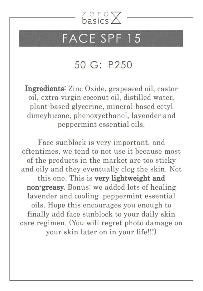 Face Sunblock