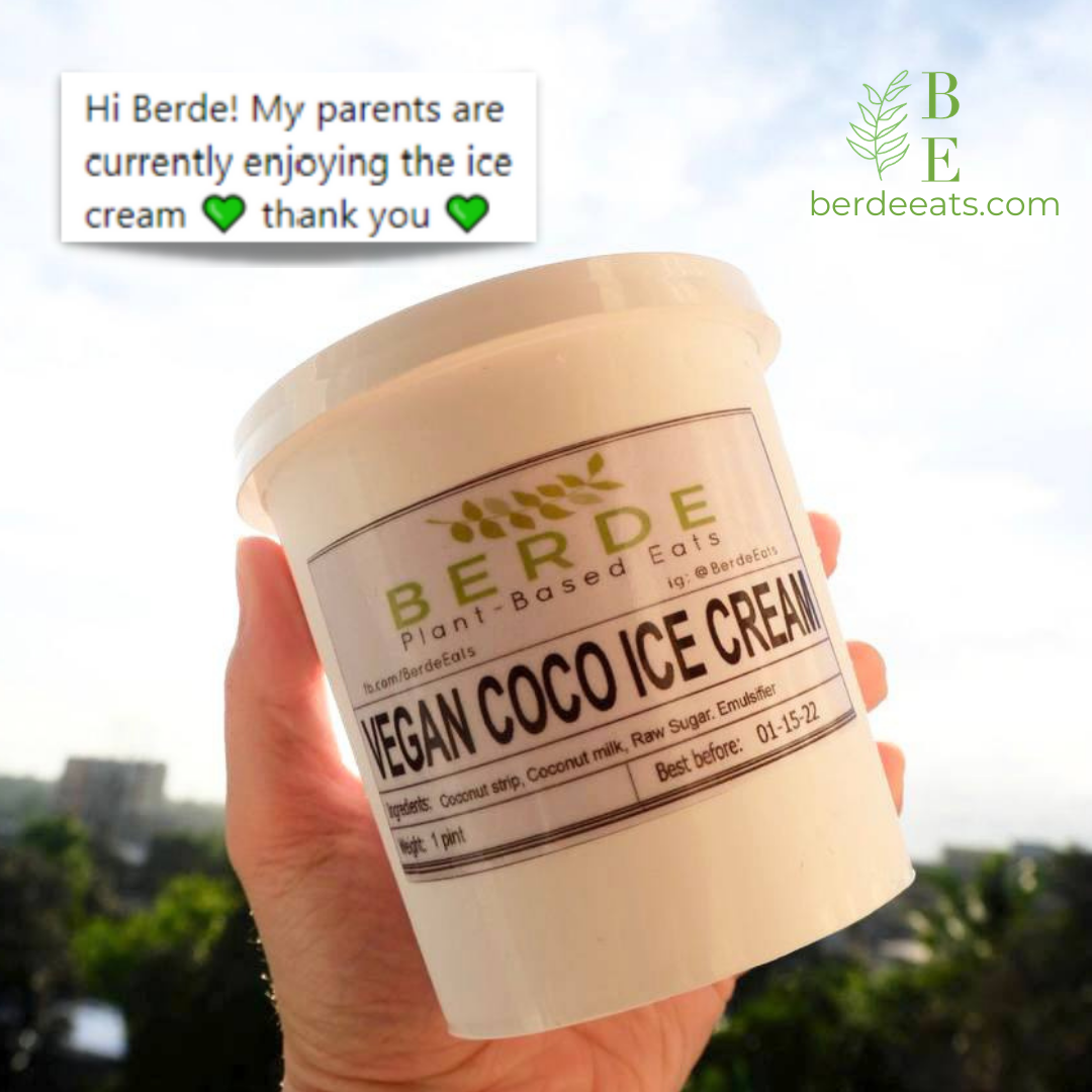 Ice Cream - Classic Coconut (Buko) w/ Coco Strips (GF*)