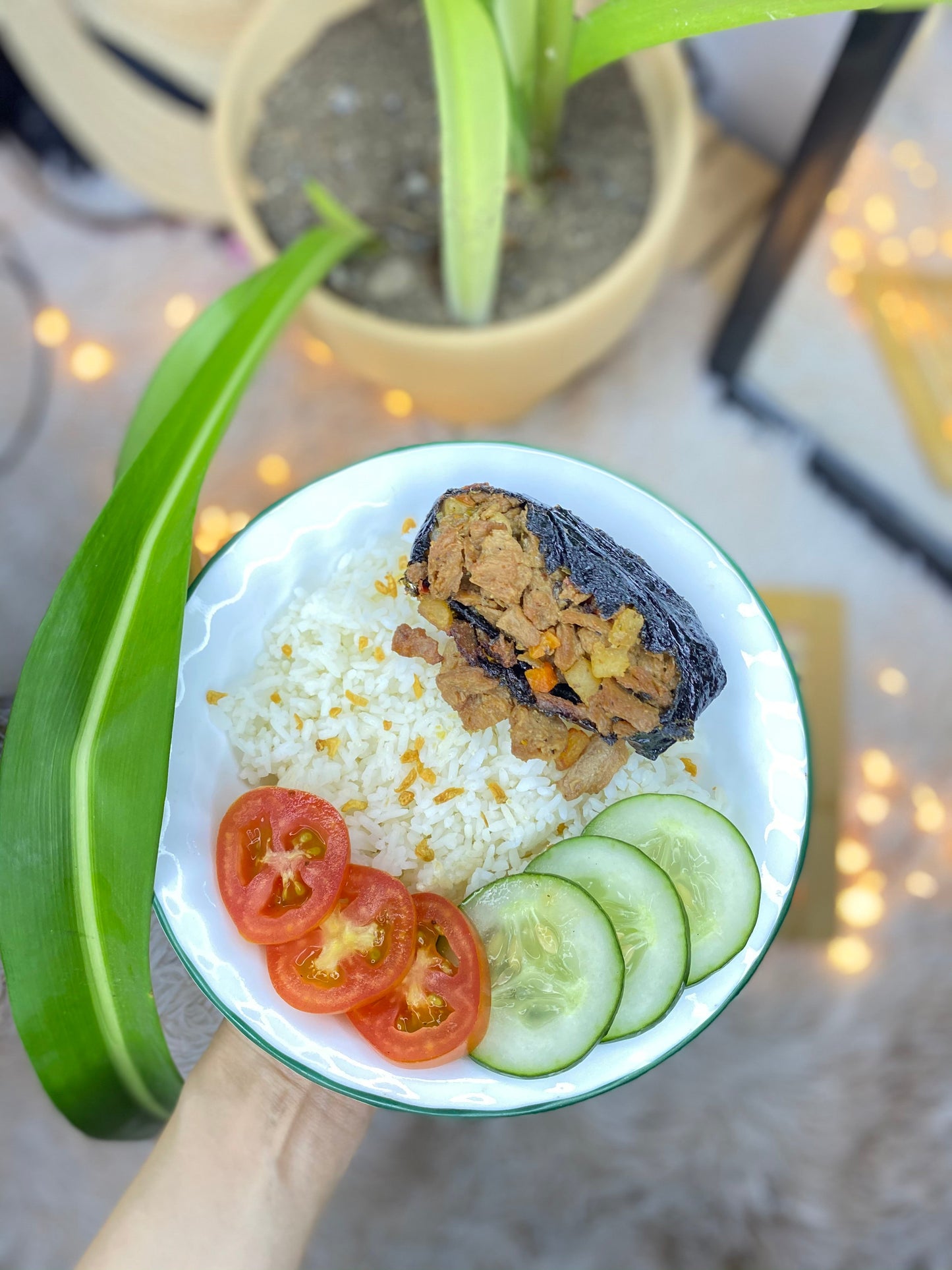 Relyenong Bangus (plant-based)