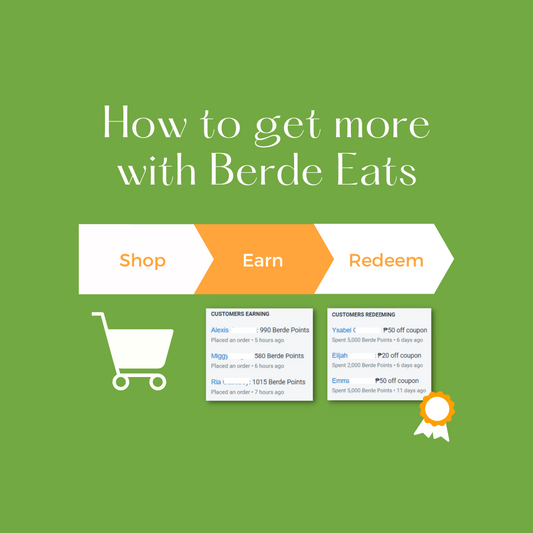 BERDE POINTS - The First All-Vegan Store Rewards Program in the Philippines