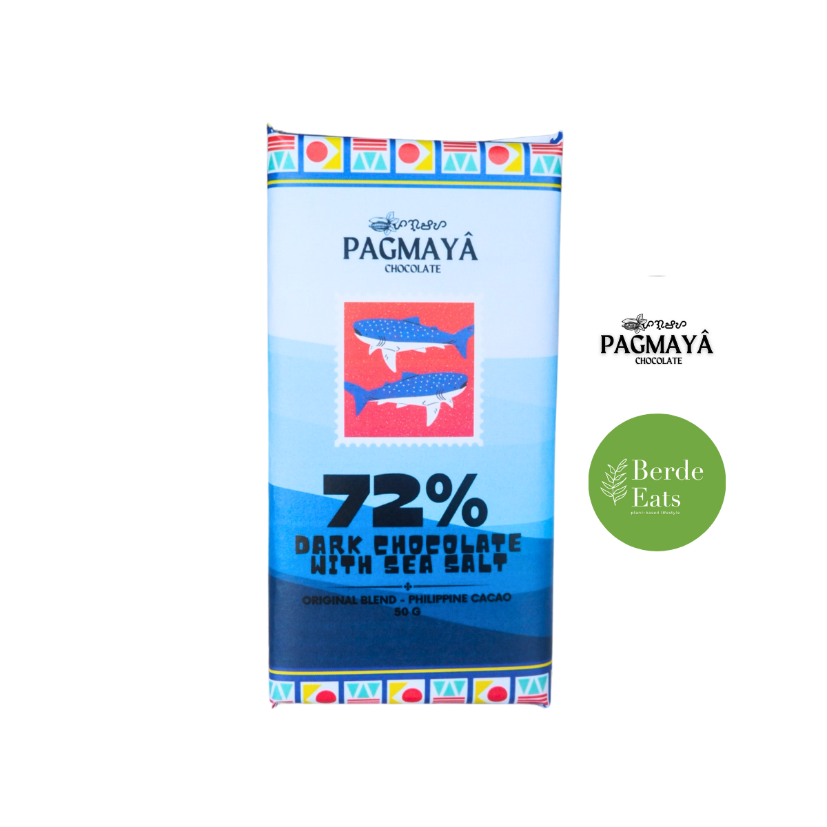 72% Dark Chocolate Bar w/ Sea Salt (*GF)