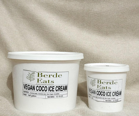 Classic Coconut Ice Cream w/ Coconut Strips  (GF*)