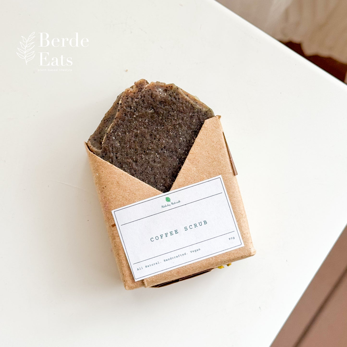 Coffee Scrub All Natural Handcrafted Exfoliating Soap Bar