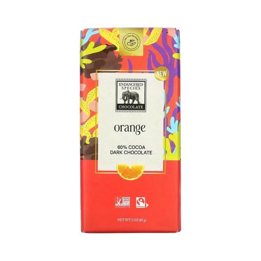 Orange Dark Chocolate Bar, 60% Cocoa (GF*)