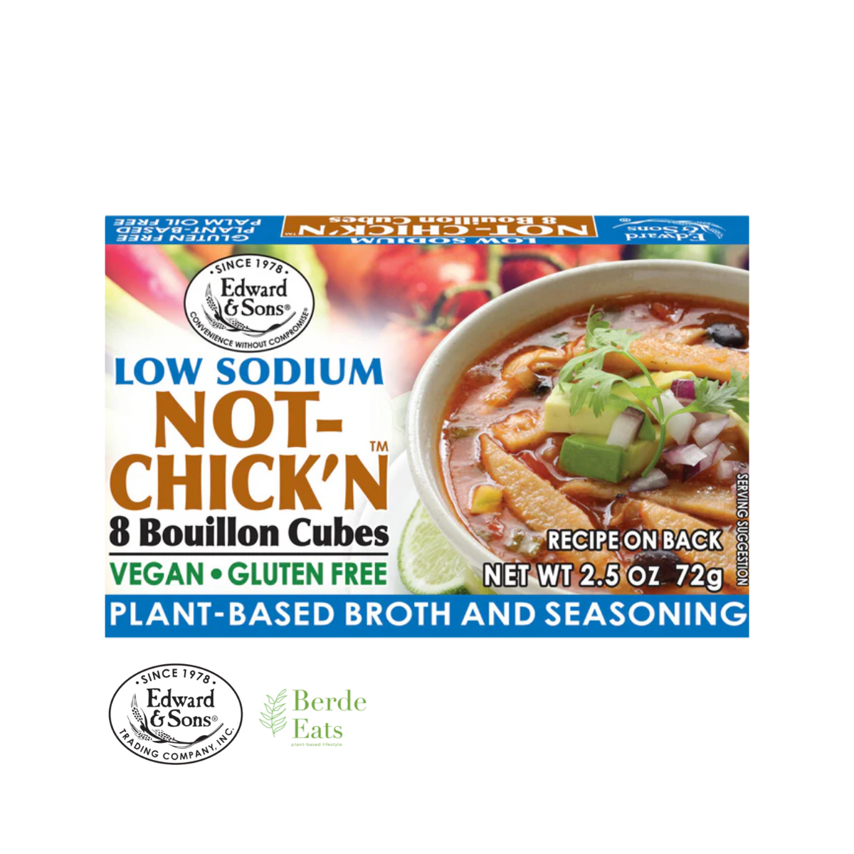 Not-Chick'n Chicken Bouillon Cubes Vegan (*GF)