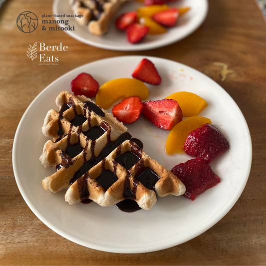 Eggless Waffles (2 pieces)