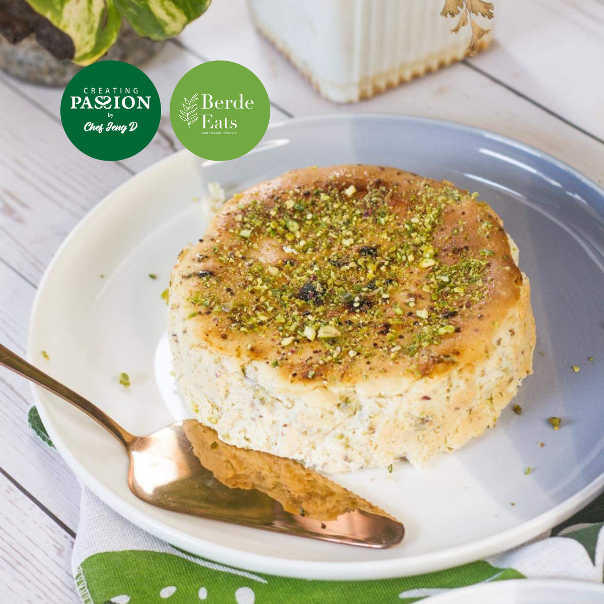 Basque Burnt Cheesecake in Tin