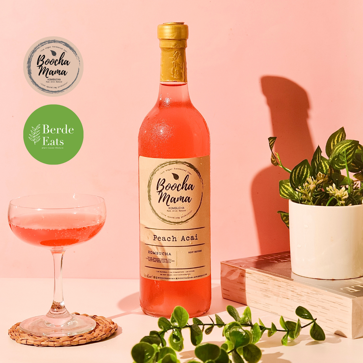 Boochamama Craft Kombucha 750mL