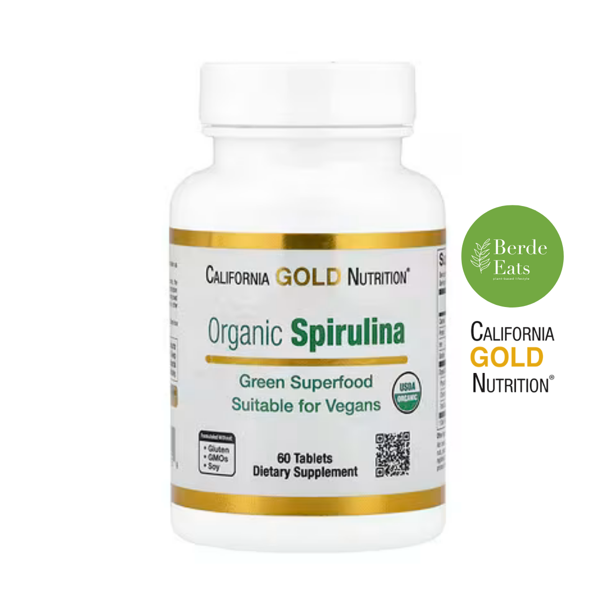 Organic Spirulina with Phycocyanin, and Chlorophyll