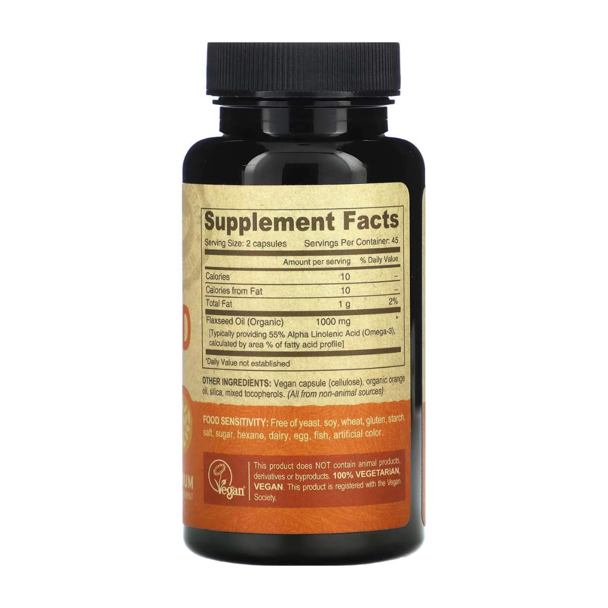 Organic Flaxseed Oil (GF*)