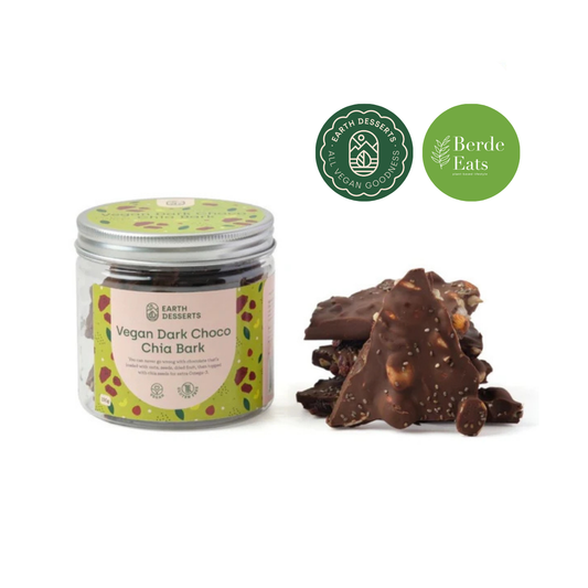 Dark Chocolate Chia Bark (GF*)