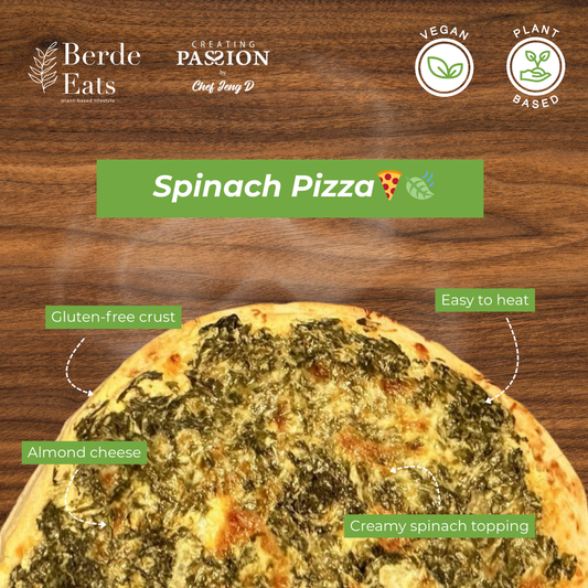 Spinach Pizza (GF*)