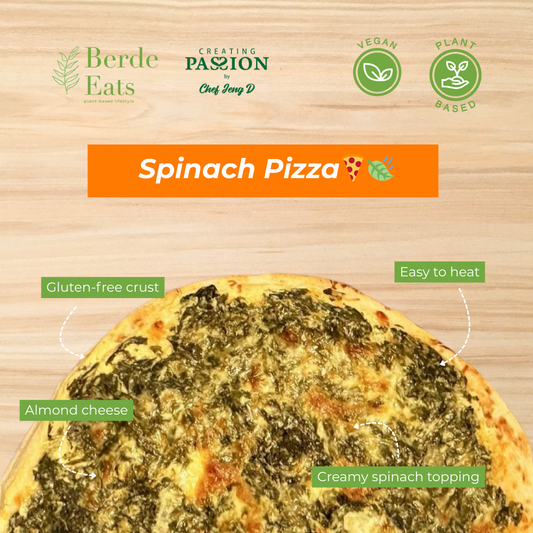Spinach Pizza (GF*)
