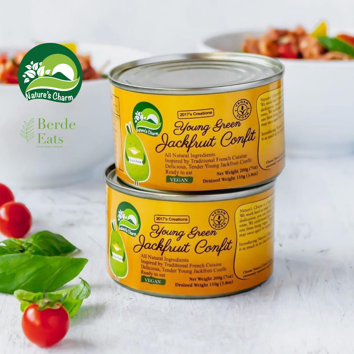 Young Green Jackfruit Confit (GF*)