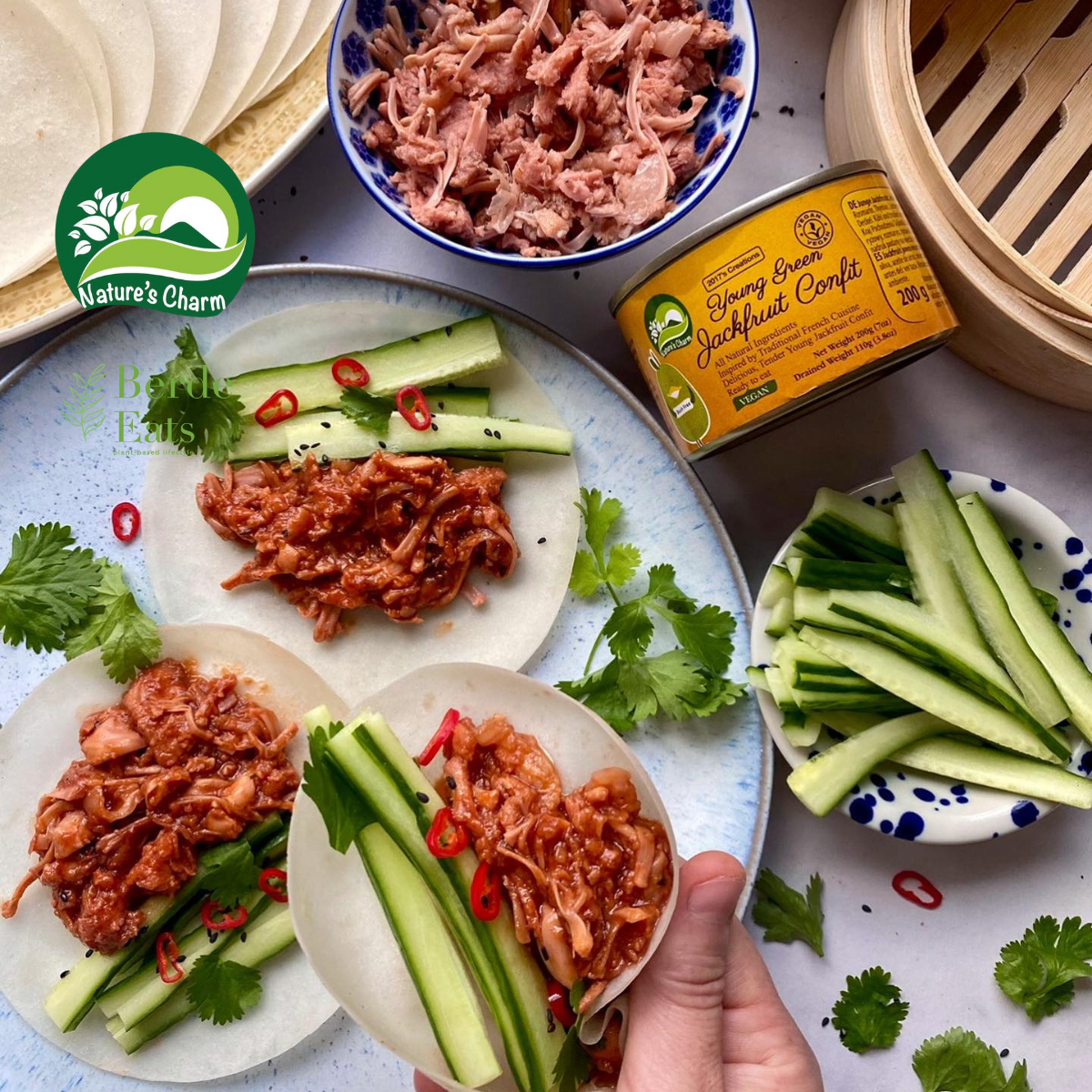 Young Green Jackfruit Confit (GF*)