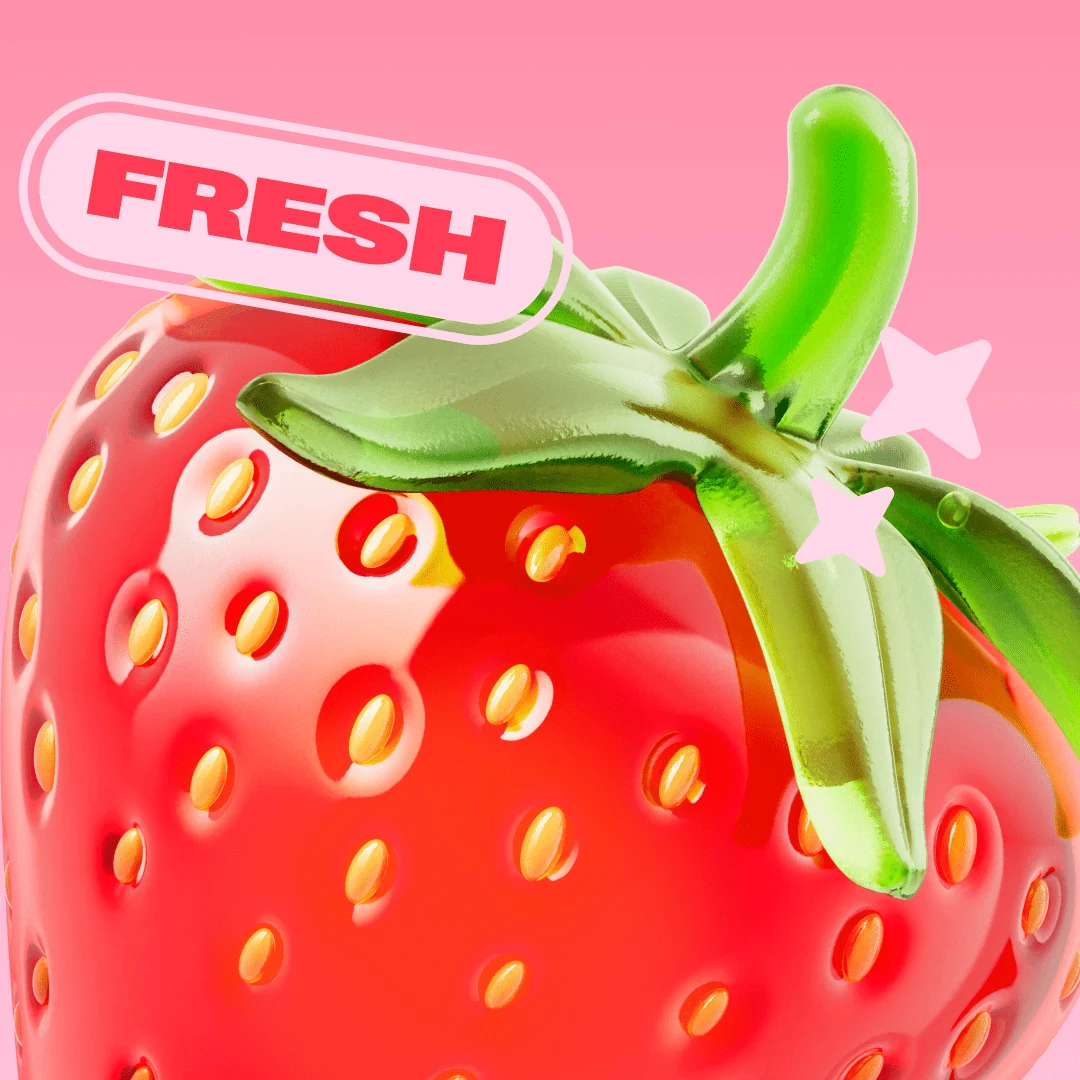 Strawberry Flouride+ Toothpaste