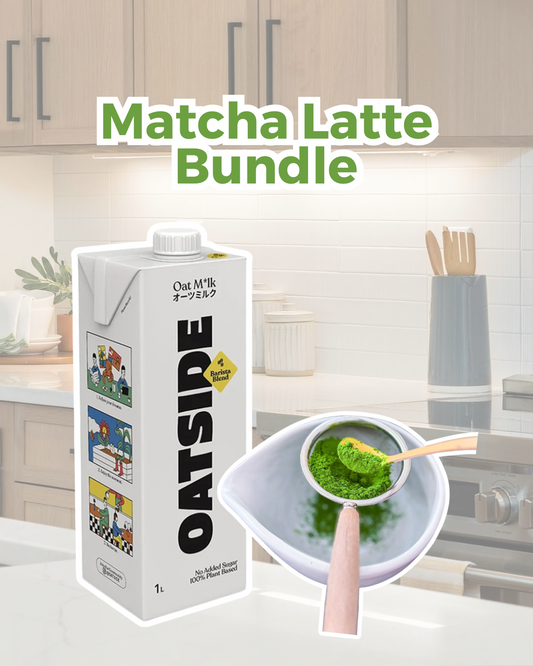 Matcha Latte Bundle | Matcha Powder + Oatside Barista Blend